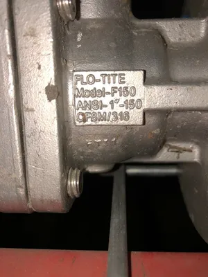 1"-150# Flo-Tite Stainless Ball Valve Air Operated Unused