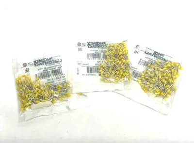 New | in-Stock Phoenix Contact Wire Ferrule Yellow AI 0,25- 6 YE 100-PACK, LOT OF 3 Electrical Fittings Michigan US | Maverick Industrial Sales #1390698