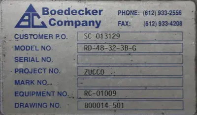 USED BOEDECKER RD-48-32-3B-G