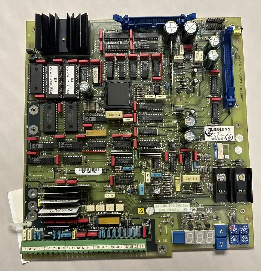 USED SIEMENS A1-106-100-502