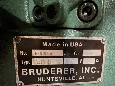 USED 1996 BRUDERER BSTA 60IIHL