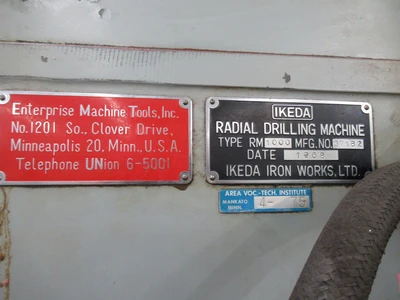 USED 1968 IKEDA RM1000
