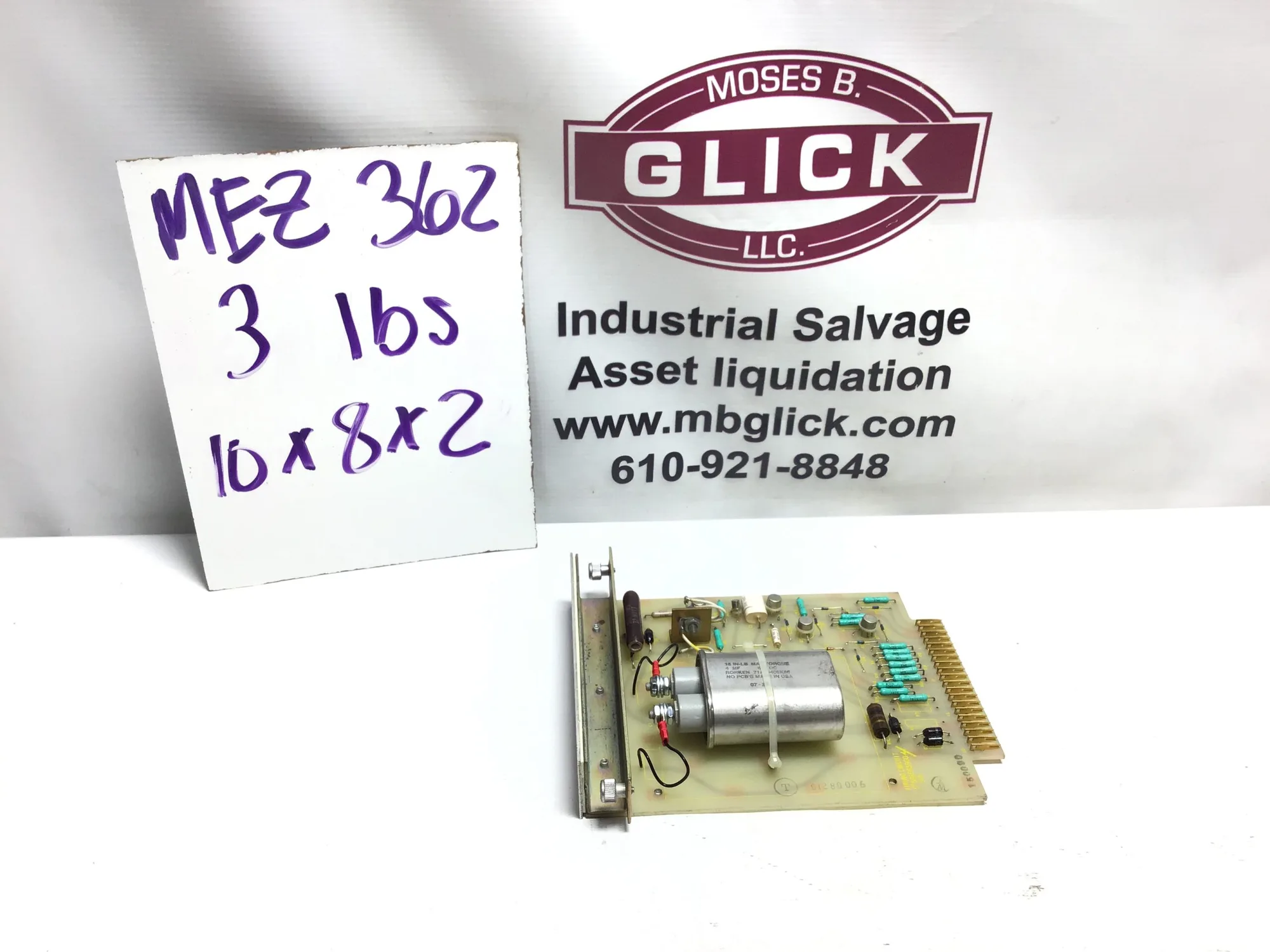 PCB CARD 15 IN-LB MAXTORQUE 4 MF 600DC RONKEN 71A7D405K86