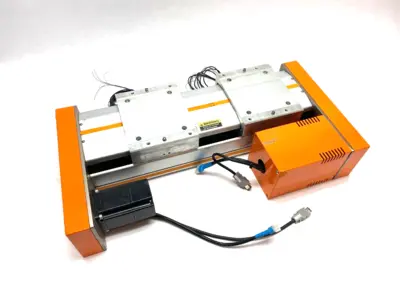 USED HANMI AUTONET DUAL-SLIDE LINEAR ROBOT ACTUATION SLIDE SYSTEM
