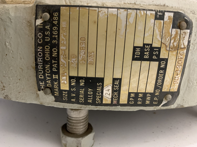Durco Pump Casing DT21862CC