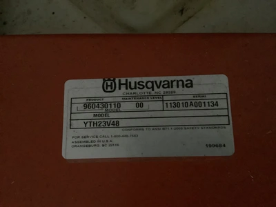Used HUSQVARNA YTH23V48 Mowers Michigan US | Miedema Asset Management Group #1769174