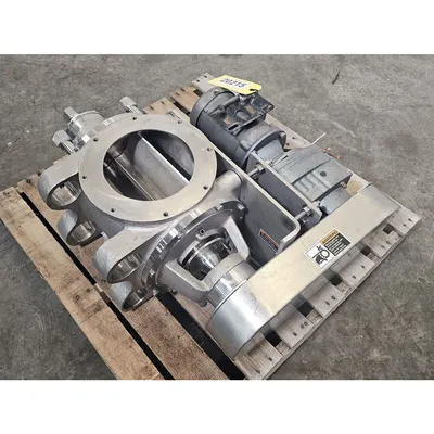 Used 8" Sanitary Quick Clean Stainless Steel Rotary Airlock Valve