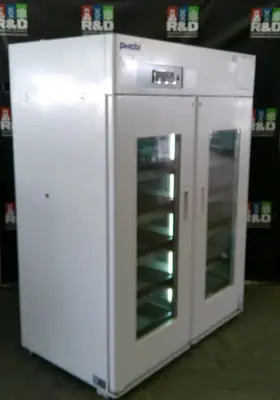 PHCbi MPR-1412R-PA Double Door Pharmaceutical Refrigerator 48Cf 120v