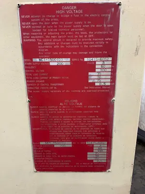 165 TON AIDA GAP FRAME SERVO PRESS