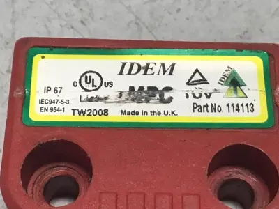 USED IDEM SAFETY SWITCHES 114113