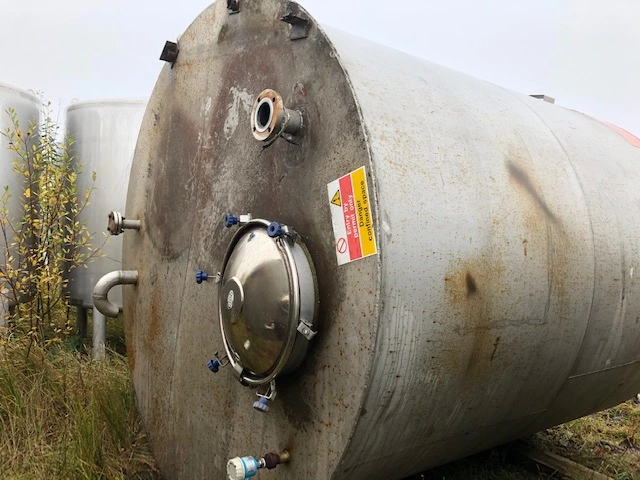 Used PONTIFEX 15,000 Litre Stainless Steel Tanks New Jersey US | Perry Equipment #120944