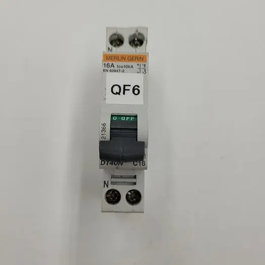 Used MERLIN GERIN MERLIN GERIN 16A CIRCUIT BREAKER DT40N Circuit Breakers | ND Industrial Surplus #1221325