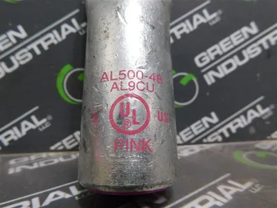 NSi AL500-48 AL9CU Compression Lug Copper Pink 1/2" 500 VAC 13/16" Cable New