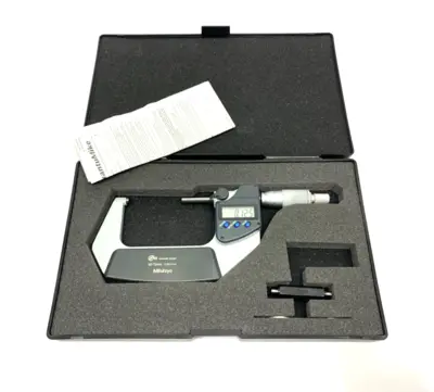 USED MITUTOYO QUANTUMIKE DIGIMATIC MICROMETER COOLANT-PROOF MDC-75PX