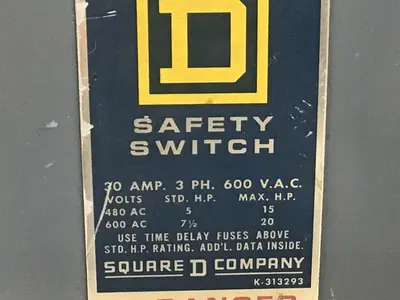 USED SQUARE D H361 D1