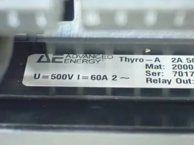 Used ADVANCED ENERGY 2A 500100 H1 Industrial Controls Ohio US | HGR 24 #802979