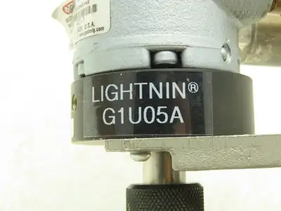 Lightnin G1U05A Clamp Tank Mixer No Impeller Gast Pneumatic Air Motor NL22-NCC-1
