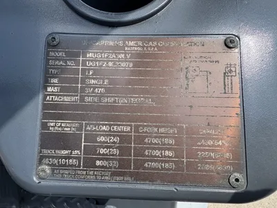 Used 2018 UNICARRIER _UNKNOWN_ Internal Combustion Forklifts: Pneumatic Tire Texas US | 4K Lift Co #1503966
