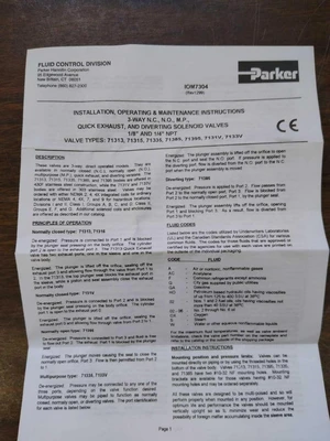 Parker 71335SN2EEJ1N0D100C2 Other Valves & Manifolds | Fram Fram LLC (13)