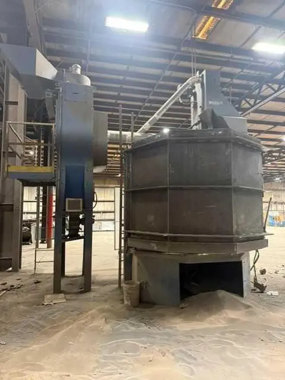 Used WHEELABRATOR 84" TABLE Table Shot Blaster (Turntable) Pennsylvania US | Shot Blasting Equipment #1459810