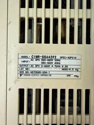 Yaskawa Electric CIMR-SSA42P2 / Spec: 42P21A (2.6.2)