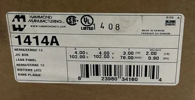 Used HAMMOND 1414A Miscellaneous Equipment (Electrical & Power) | Surplus Asset Holdings #1199451