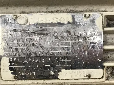 USED LEESON ELECTRIC CO N324T17FK1