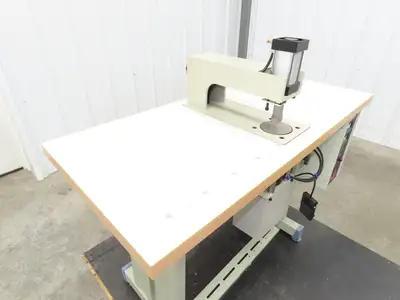 Changzhou JT-100-Q Ultrasonic Welding Sewing Head Unit Press 2x1" Foot 220V