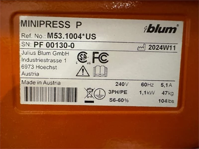 Used BLUM "MINIPRESS P" Heavy Duty & Sensitive Single Spindle Drills Illinois US | MachineryMax #1338203