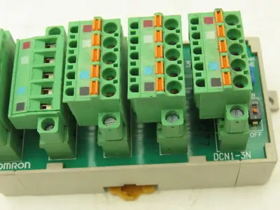 Omron DCN1-4 | DCN 1-1 | DCN1-1N Tap DIN Mountable Terminal Mixed Lot of 12