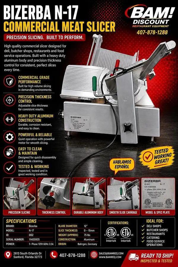 USED BIZERBA N-17