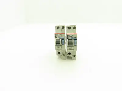 Smissline LG1 4A Circuit Breaker with Neutral Conductor Isolator Lot of 2