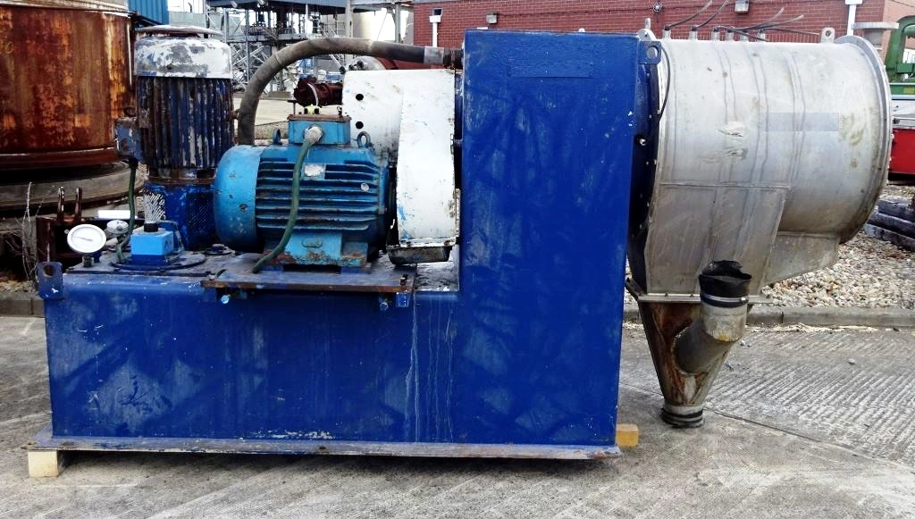 (2) Escher-Wyss P-500/2 XP pusher centrifuges, 316SS.