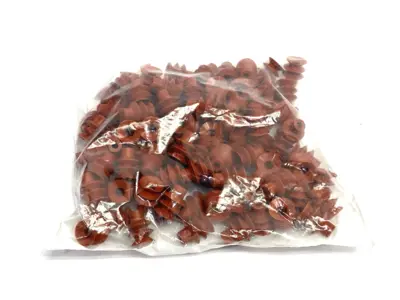 NEW COVAL BELLOWS SUCTION CUP, RED, 14MM DIAMETER, PKG OF 100