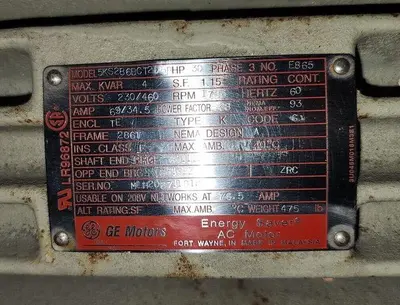USED GE 5KS286BCT205B