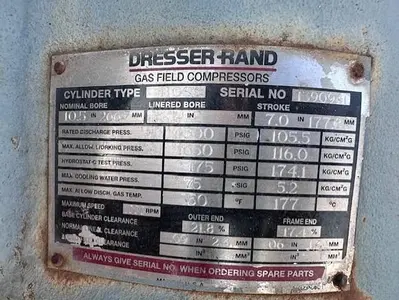 USED DRESSER RAND HOS