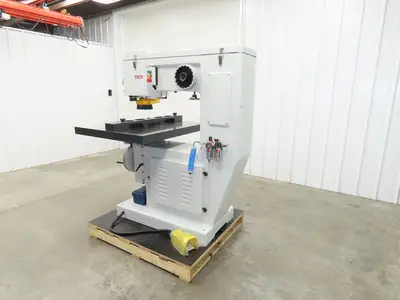 Cantek SR-750 Pneumatic Overarm Pin Router 29.5" Throat 7.5Hp 460V Motor