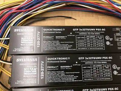 Sylvania QTP 2X32T8/UNV USH-SC 2-Lamp Instant Start T8 Ballast -NIB of 9
