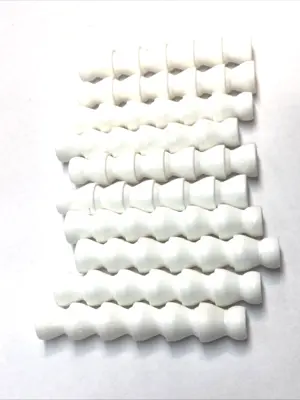 USED LOC-LINE MODULAR HOSE SEGMENTS WHITE LOT OF 10
