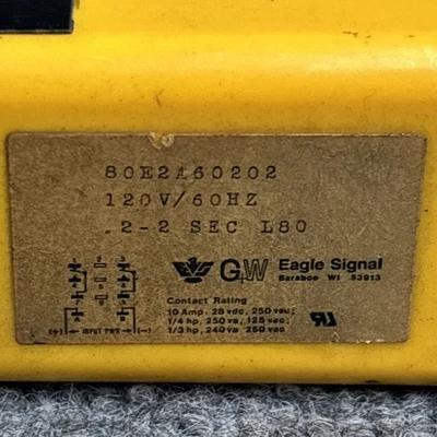 Used Eagle Signal 80E2A602 Relays & Switches California US | Davliegogo LLC #1705735