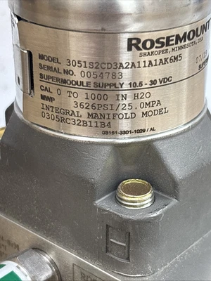 New | in-Stock Rosemount 3051S2CD3A2A11A1AK6M5 Test Equipment - Other Indiana US | J&J Industrial Supply #1260426