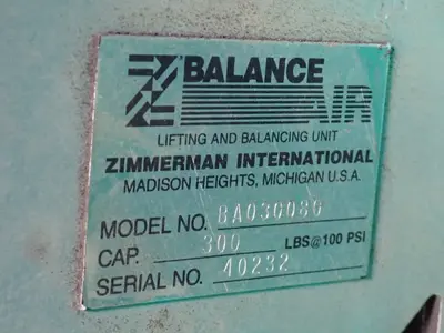 USED Z BALANCE AIR BA030080