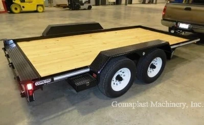 2015 Black Corn Pro 14′ Equipment Trailer, Item # 1795