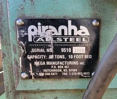USED PIRANHA 9510