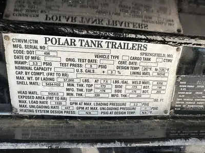Used 2011 POLAR 406 Tanker Trailers Texas US | MCO Truck & Equipment #1513767