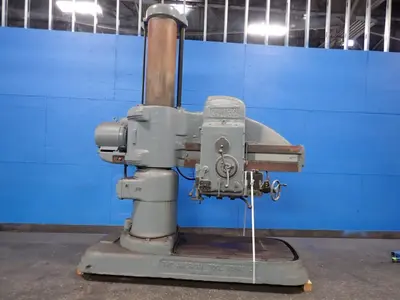 The American Tool Works Co 4 Ft Arm X  15" Column Radial Arm Drill