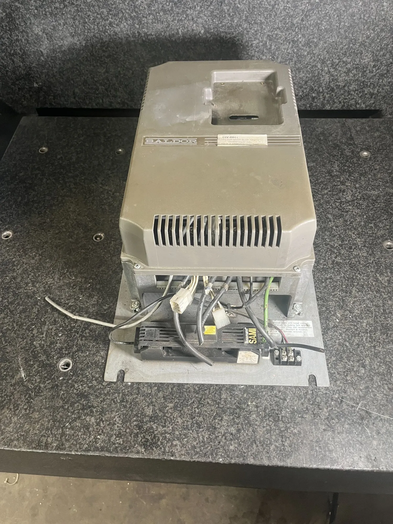 USED BALDOR vector drive BLDR