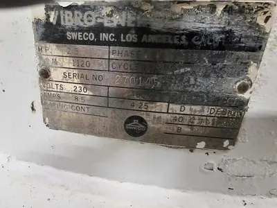 Used Sweco Vibrating Screen, 48''