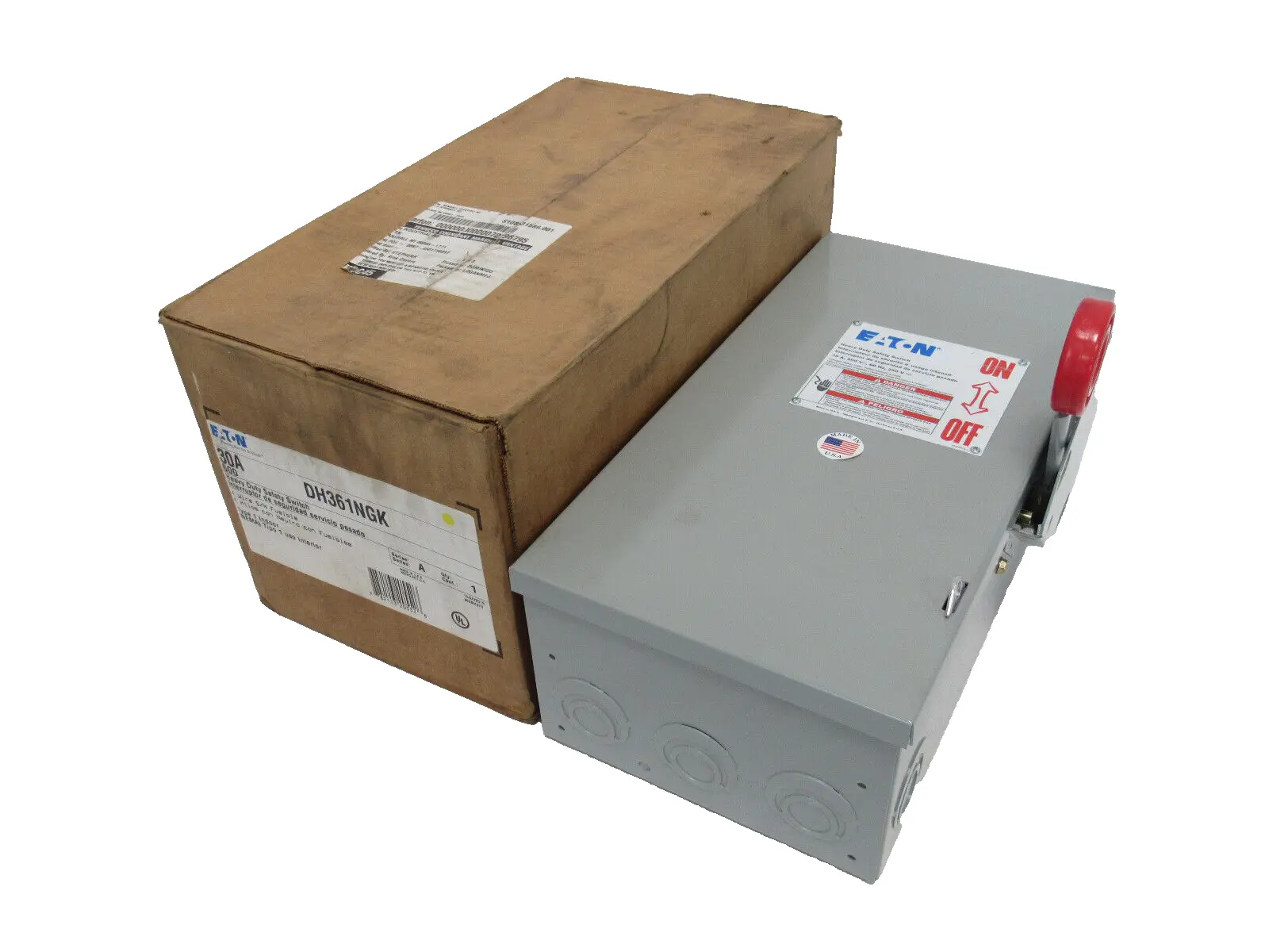 NEW EATON DH361NGK SAFETY SWITCH 30A 600V