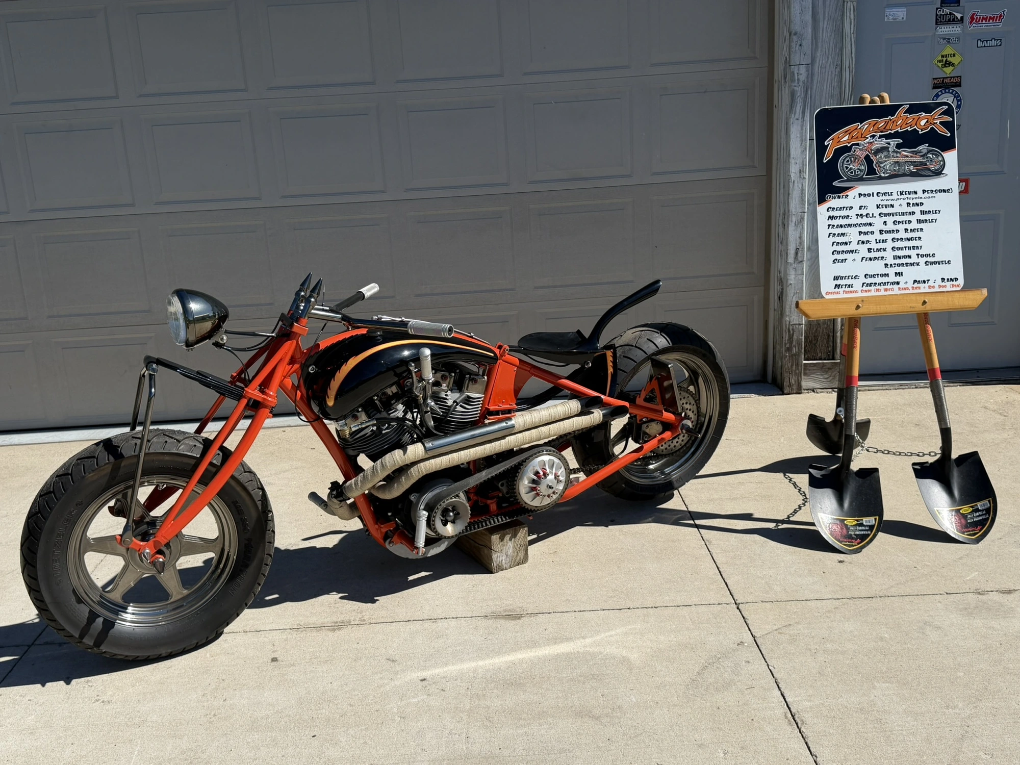 Used 1974 HARLEY DAVIDSON CUSTOM BUILT Motorcycles (Misc) Michigan US | Miedema Asset Management Group #1294536